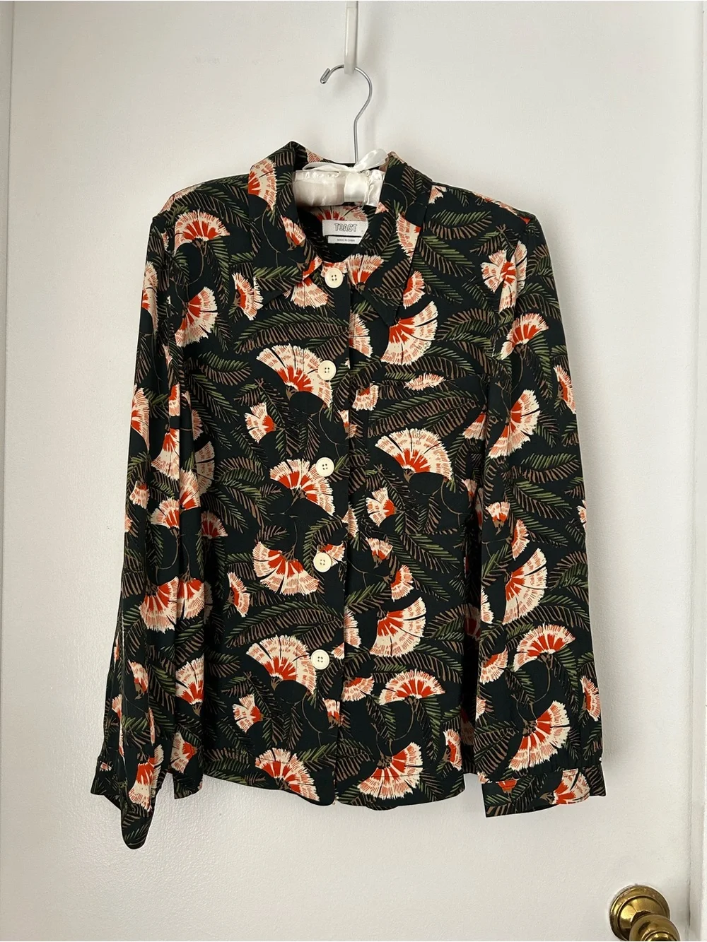 Toast Baya Dianthus print shirt - Picture 2 of 5